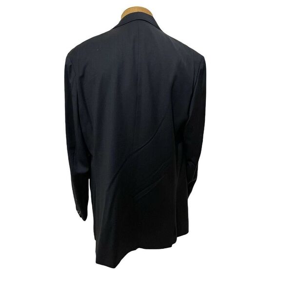 NWT ISAIA NAPOLI Sports Coat Blue Striped Wool STEWART‎ Size 48 L Long $2295 - Picture 6 of 10